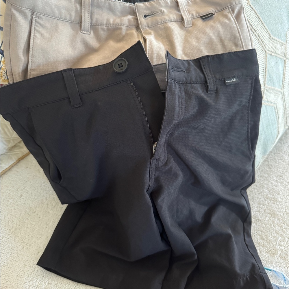 Travis Mathew Kids Shorts - Gray and Tan